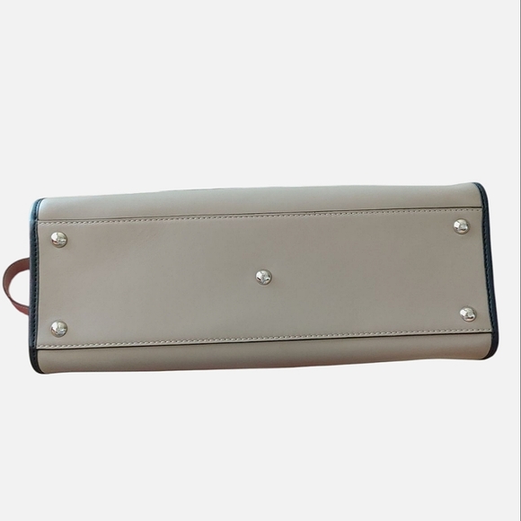 Fendi Vitello Century F Runaway Satchel Tortora Burro Bag - Picture 8 of 16